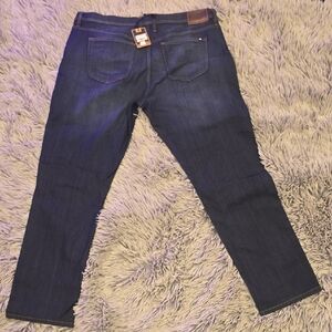 Legacy Men's Dark Blue Slim Straight Jeans